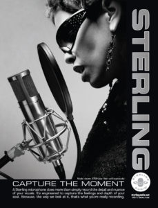 julie viens design sterling audio capture the moment ad st69