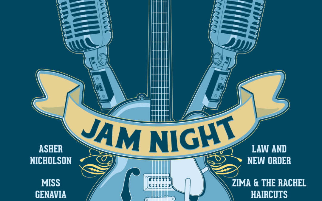 Guitar Center and Musician’s Friend Jam Night Poster and Digital Graphics: December 2014