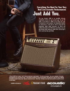 Acoustic Just Add You Ad