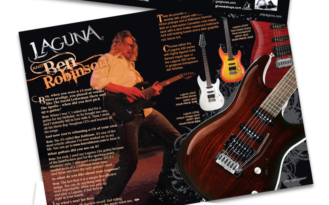Laguna Guitars Showcase Booklet