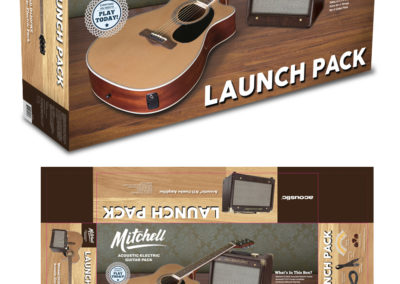 Mitchell & Acoustic Launch Pack: Acoustic Guitar & Amp Packaging