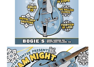 Guitar Center Jam Night Poster and Digital Graphics: December 2018