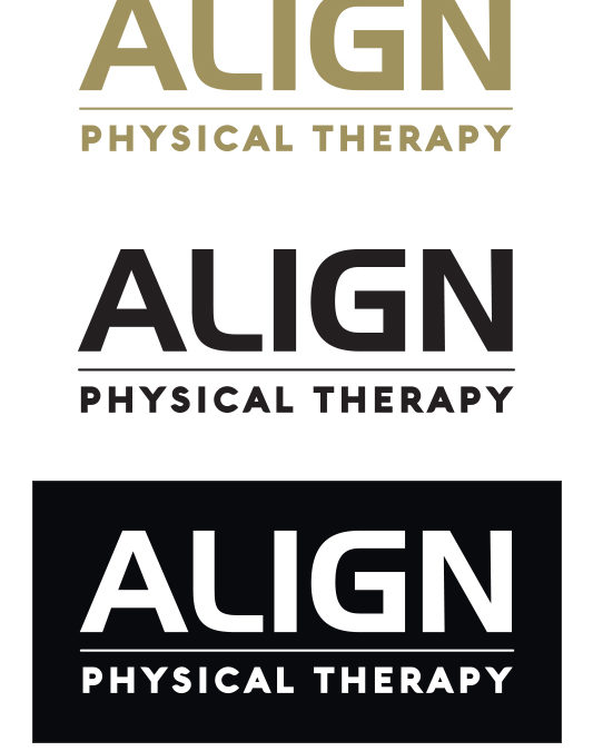 ALIGN Physical Therapy Logo and Identity