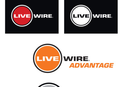 Live Wire Logo and Identity