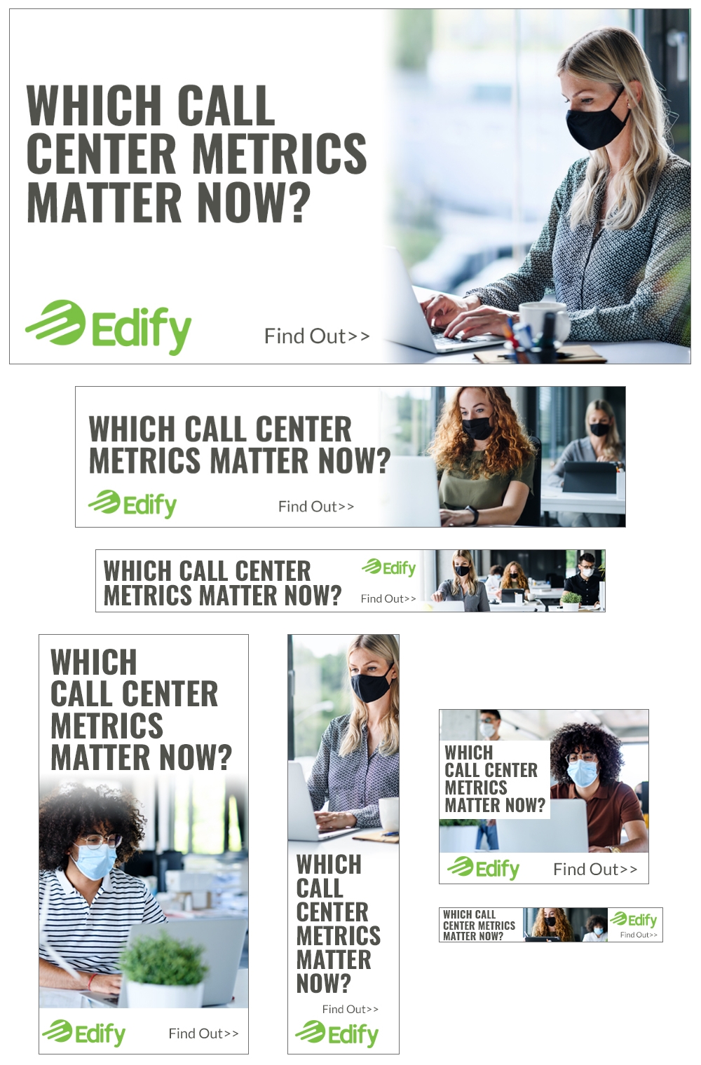 Edify digital web and mobile banner ad campaign