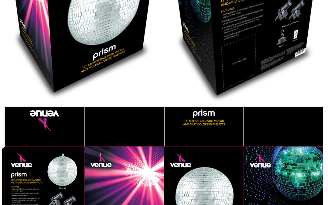Venue Prism Mirrorball Packaging