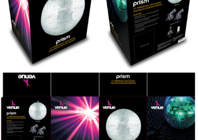 Venue Prism Mirrorball Packaging