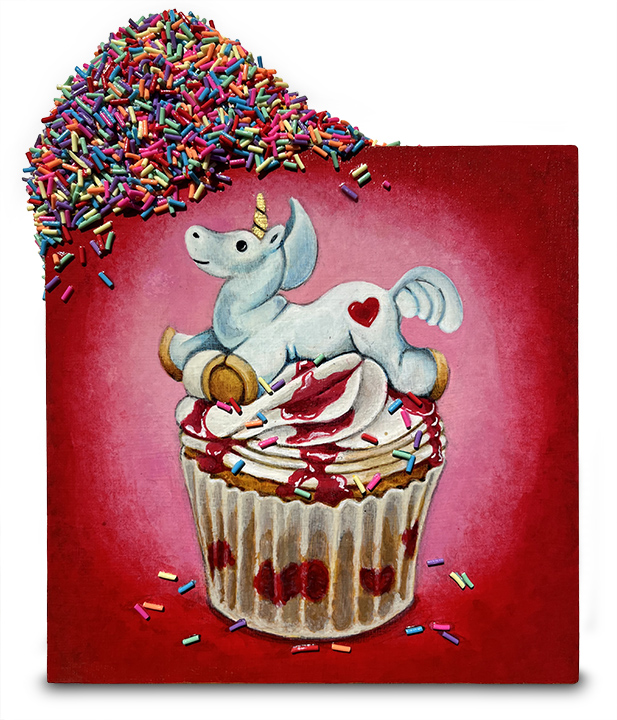 julie viens cupcake unicorn sprinkles rainbow