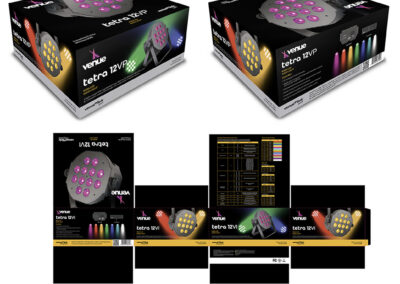 Venue Tetra 12 VI and VP Packaging