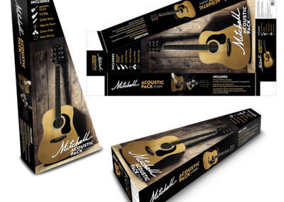 Mitchell D150PK Guitar Pack Packaging