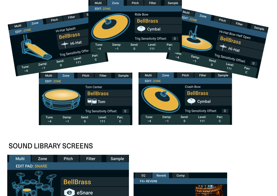 GUI Interface for Titan 90 Electronic Drum Kit