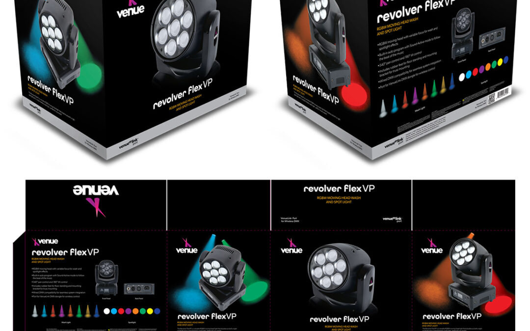 Venue Revolver Flex VP Packaging