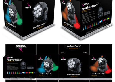 Venue Revolver Flex VP Packaging