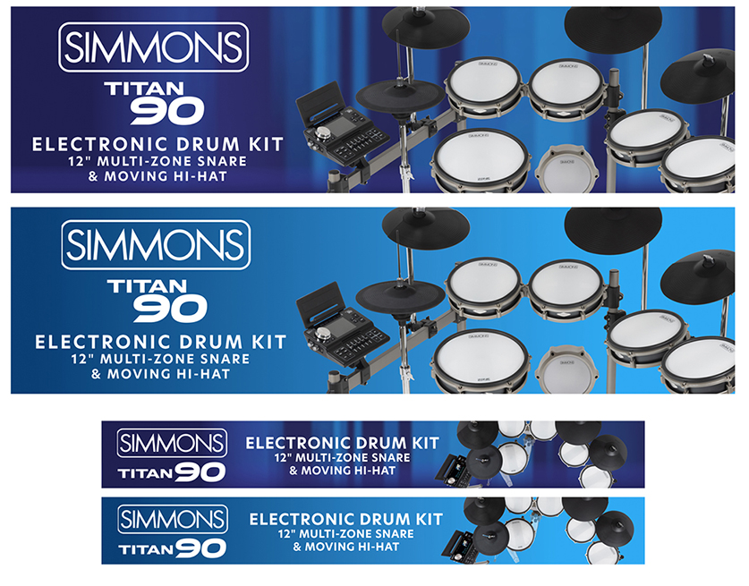 julie viens design simmons titan 90 digital drummer ads